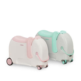 新秀丽儿童骑行箱小孩可坐骑拉杆箱卡通带娃PP材质旅行箱 CT2