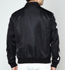 Marco Azzali 黑色化纤飞行夹克 J3904200 商品缩略图2