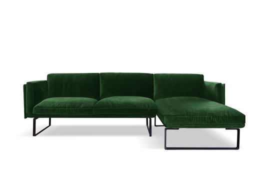 伽罗 JALO 意大利风格模块式转角丝绒沙发 商品图3