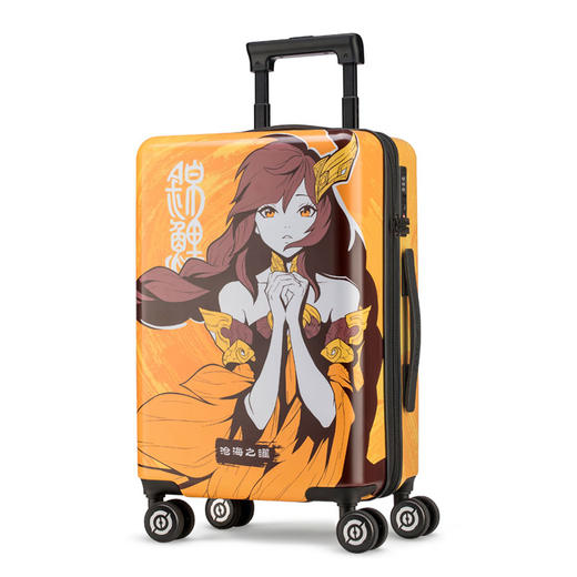 【美旅】王者荣耀 联名 李白 诸葛亮 大乔 轻便耐磨 大容量 时尚 潮酷 个性 可登机 拉杆箱 TZ8 商品图0