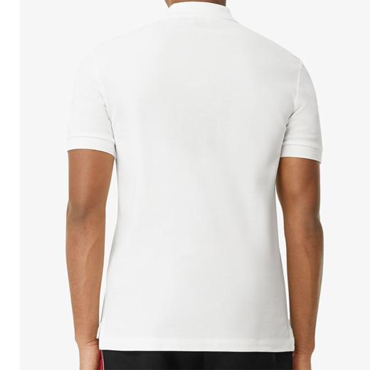 BURBERRY 巴宝莉 男士TB战马徽标图案珠地网眼布棉质短袖 Polo 衫 白色 8025756 A1464 商品图2