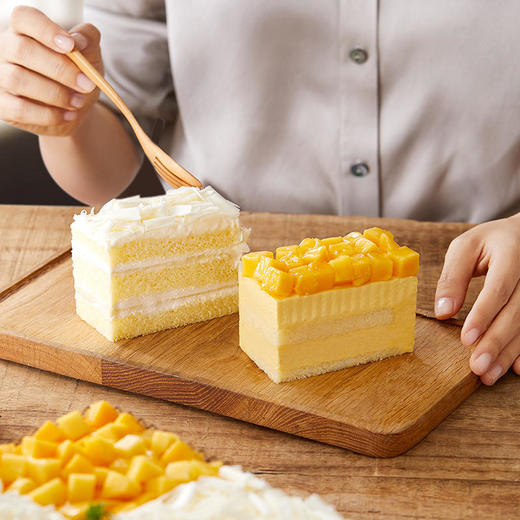 【本店热销】榴芒双拼生日蛋糕，泰国金枕榴莲+精选芒果双拼口味，送朋友老人推荐 商品图2