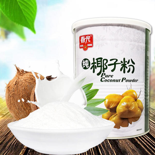 【海南特级纯椰子粉400g】椰子原汁为原料无蔗糖添加速溶椰粉 茶饮