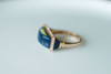 海湾风情·多米尼加蓝珀18K玫瑰金镶钻戒指 商品缩略图2