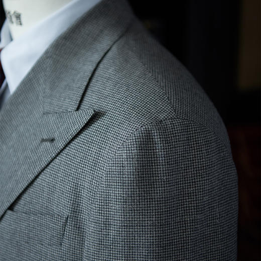 Reda ATTO Super110's 防污不易皱深灰色千鸟格全麻衬套装 商品图2