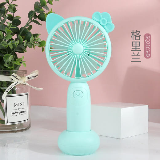 【便携式超静音手持小风扇】迷你usb充电学生卡通生活电器小型办公室大风力 商品图8