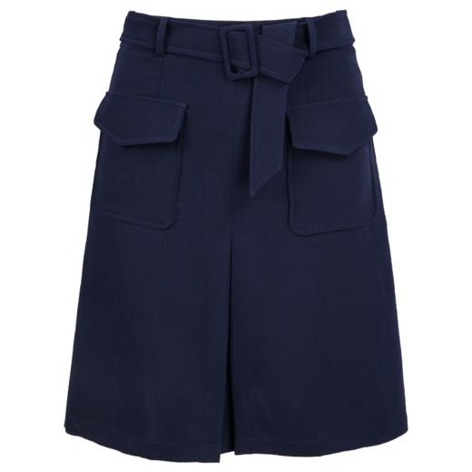 欧芮儿秋装女新款收腰显瘦ol风a字裙女裙半身裙女口袋短裙8XQB11030 商品图4