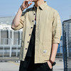 【日系复古中袖工装潮流衬衫】男装上衣宽松男士衬衣 商品缩略图3