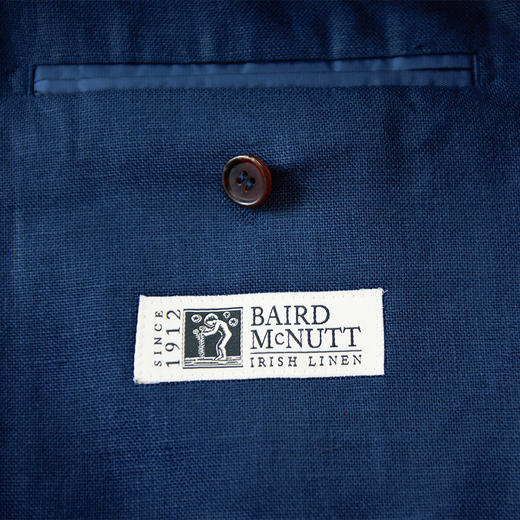 Baird Mcnutt 爱尔兰亚麻深蓝色全麻衬套装 商品图4