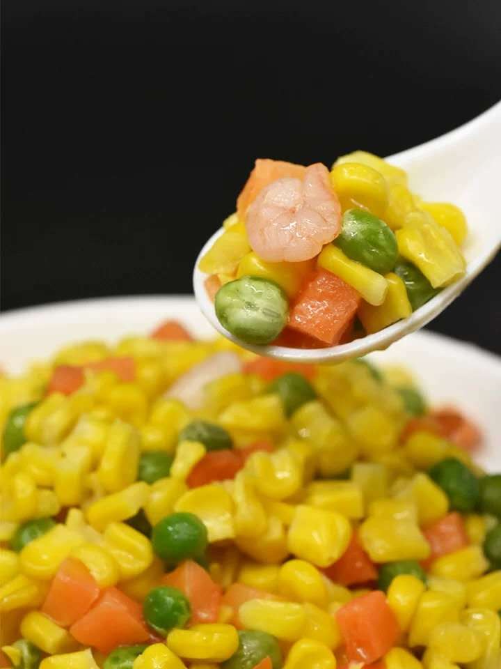 三鲜虾仁玉米