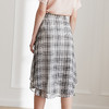 OLrain法式高级穿搭格子半身裙女夏季高腰度假荷叶边裙子 商品缩略图2