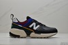 新百伦New Balance MS574 MS574VD三代 复古做旧余文乐运动跑鞋.麂皮和网布材质的，在保留复古的风格的同时，鞋身更加的具有现在特有的流线型鞋身，极具速度感。在后跟处加入提环元素 商品缩略图4