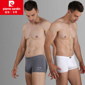 皮尔卡丹男士美国长绒棉平角四角内裤U凸短裤舒适透气 P537925