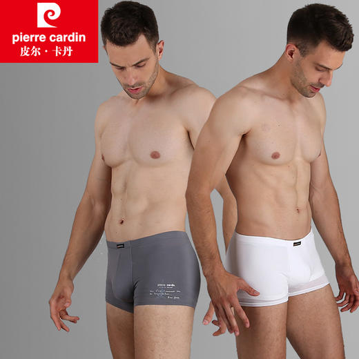 皮尔卡丹男士美国长绒棉平角四角内裤U凸短裤舒适透气 P537925 商品图0