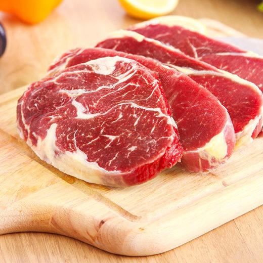 澳洲安格斯谷饲280天以上黑牛南美原切眼肉牛排160gx6片