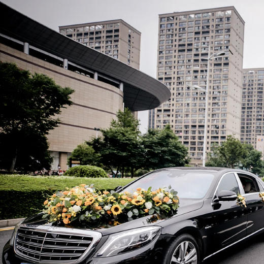 超暖色系大气V型婚车 商品图1