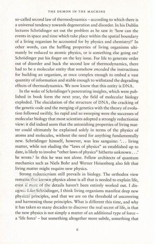 预售 【中商原版】 保罗·戴维斯：生命与新物理学 英文原版 The Demon in the Machine 科学 Paul Davies 商品图5