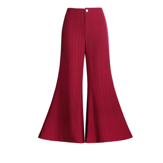 YY-SM076春夏九分甩腿裤时尚大喇叭女裤 商品图4