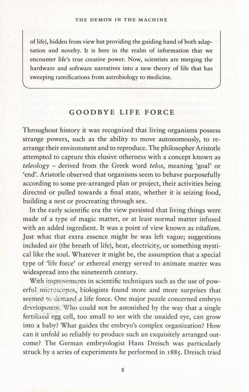 预售 【中商原版】 保罗·戴维斯：生命与新物理学 英文原版 The Demon in the Machine 科学 Paul Davies 商品图6