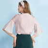 欧芮儿夏装新款小衫雪纺衫女上衣8XSA11235 商品缩略图2