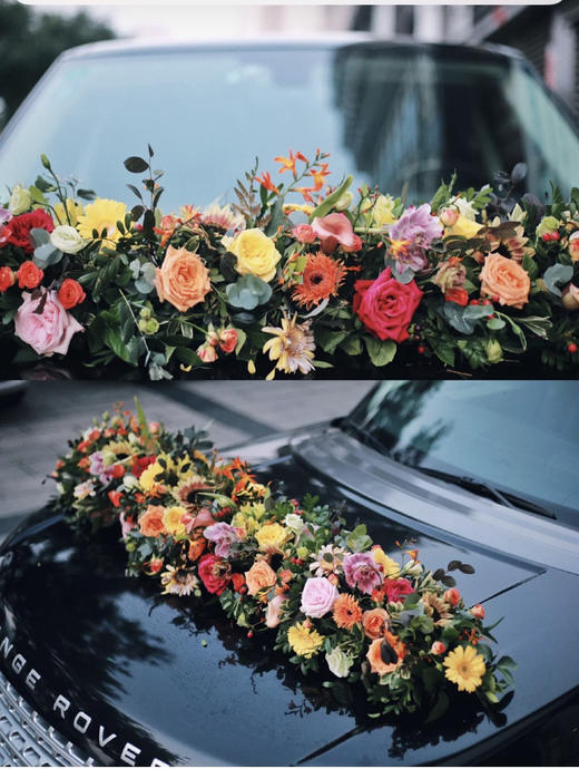 一字型暖色花车 商品图2