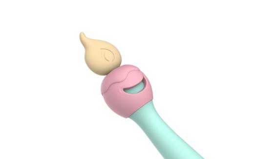 蜜曰小怪兽蜜棒静音防水智能震动棒女用情趣用品变身帽温控无线遥控 商品图4