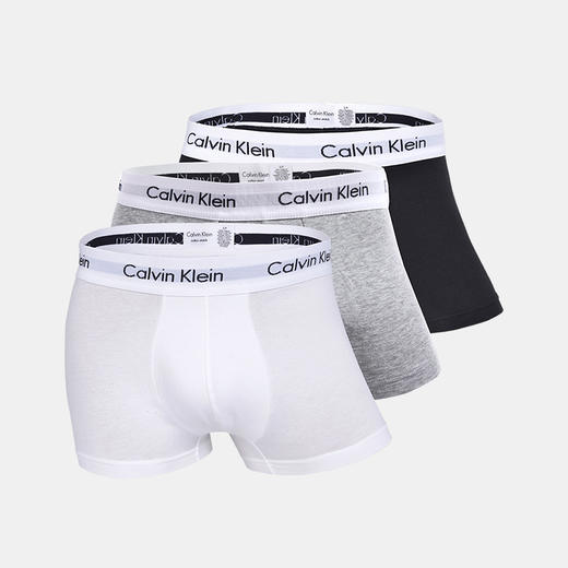 Calvin Klein卡尔文克雷恩CK男士内裤三条装平角裤98005 商品图0