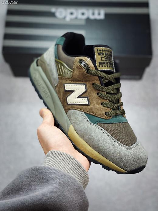 New Balance 998 三元灰 美潮修长鞋型   前后掌分段组合大底 内置科技软底 缓震效果极佳 日系潮人必备款 商品图3