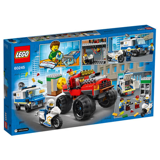 乐高lego城市系列60245巨轮越野车大劫案拼搭积木玩具