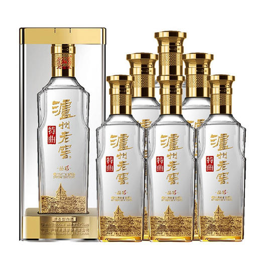 【现货热销】2023年份 泸州老窖 特曲(晶彩) 52度 500ml*6 【整箱装】 商品图0