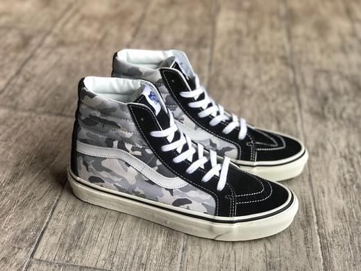 万斯高帮系列Vans Sk8-Hi 官方同步发售 安纳海姆系列在Vans支线里销量名列前茅 日系迷彩元素更是整款的亮点 35--44 商品图0