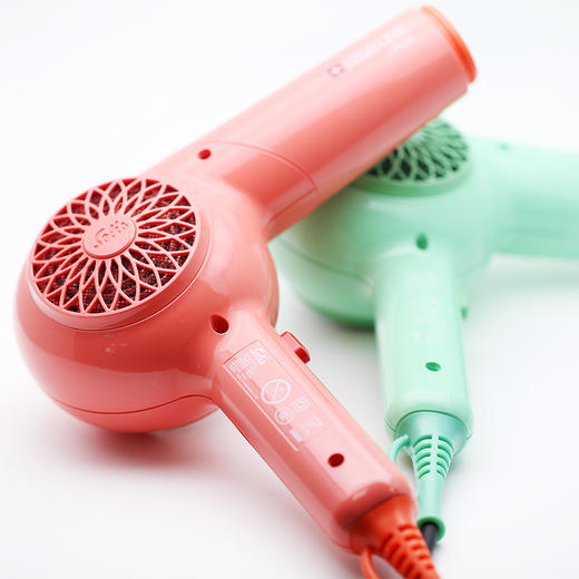 Solis索利斯风机327/大功率/吹风机/电吹风/1400瓦/进口/卷发/大波浪/快吹/吹干/低风/高风/橙色/绿色 商品图1