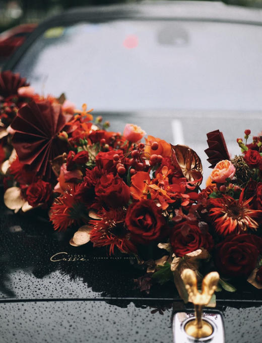 中国红v型花车 商品图1