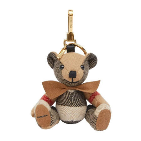 BURBERRY 巴宝莉 女士 Thomas 蝴蝶结小熊吊饰 8027167 A7026 商品图0