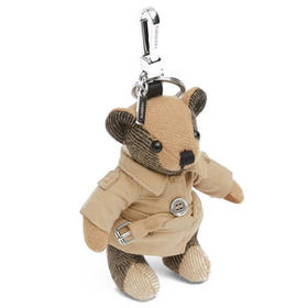 BURBERRY 巴宝莉 女士 Thomas 风衣小熊吊饰  8027168 A7026