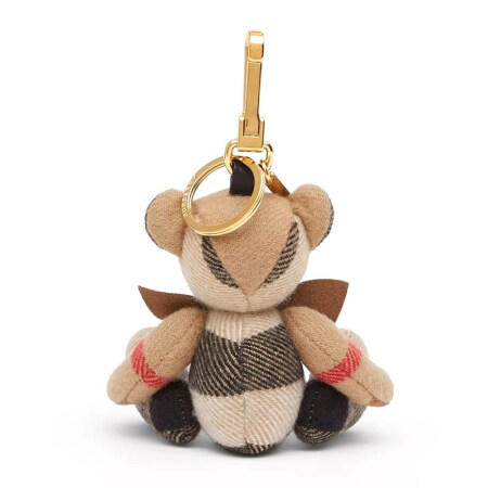 BURBERRY 巴宝莉 女士 Thomas 蝴蝶结小熊吊饰 8027167 A7026 商品图1