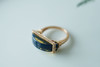 海湾风情·多米尼加蓝珀18K玫瑰金镶钻戒指 商品缩略图0