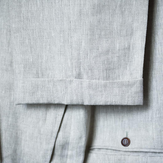 Baird Mcnutt 爱尔兰亚麻燕麦色全麻衬套装 商品图3