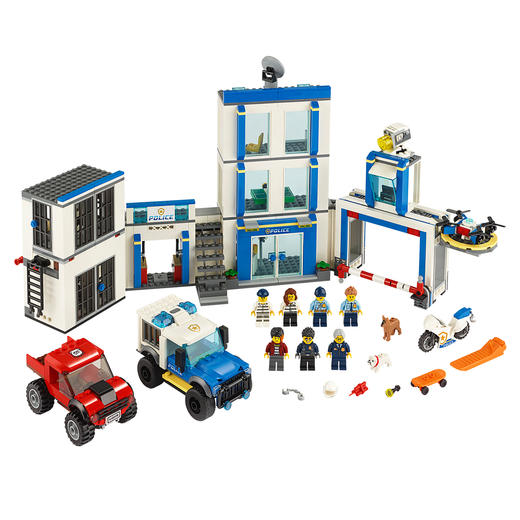 乐高lego城市组60246城市警局男孩拼搭拼插积木儿童玩具