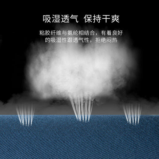 皮尔卡丹经典冰丝弹力无痕四角平角裤内裤男p537921 商品图2