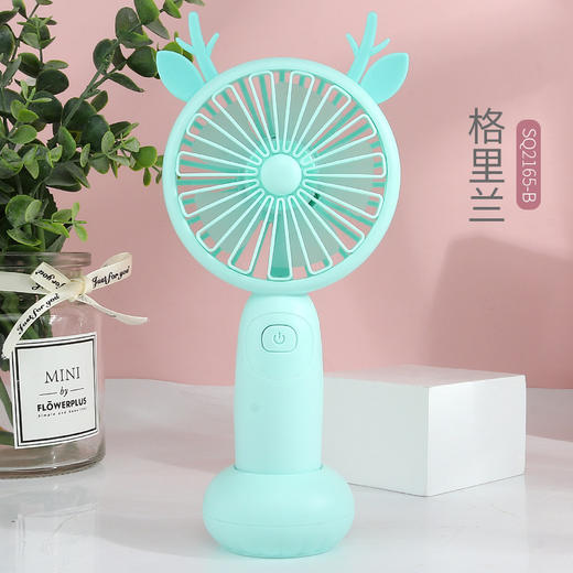 【便携式超静音手持小风扇】迷你usb充电学生卡通生活电器小型办公室大风力 商品图5