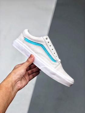 万斯 Vans  果冻条 雾霾蓝&白绿色  🌵Size ：35--39