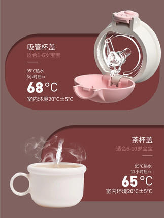 ALL JOINT大容量儿童保温杯可爱水杯带吸管水壶 商品图3