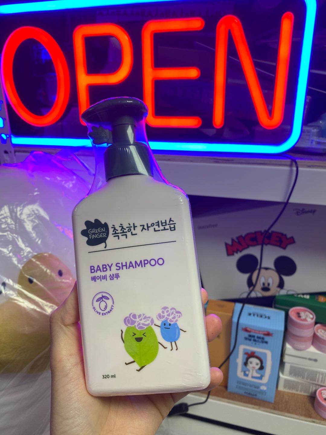 Green Finger绿手指婴幼儿宝宝温和无泪洗发水Baby Shampoo 320mlJPY带授权招加盟代理