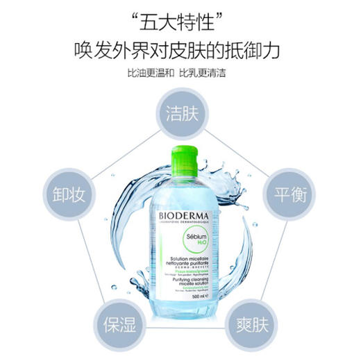 贝德玛净妍控油洁肤液500ml 商品图0
