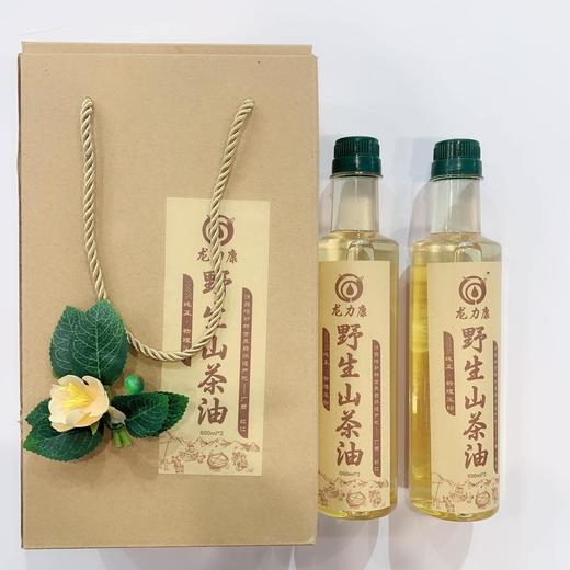 【山茶油】 环江县龙力康100%纯正野生山茶油物理压榨一级500ml*2/盒 商品图0