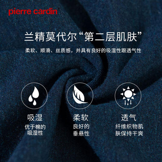 皮尔卡丹品牌经典兰精莫代尔四角平角裤内裤男p53721 商品图2