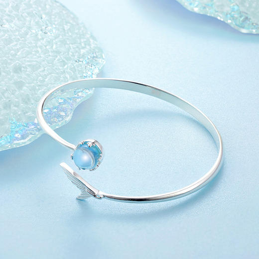 子佩集S990银人鱼眼泪手镯【SZ0631】2004204 商品图1