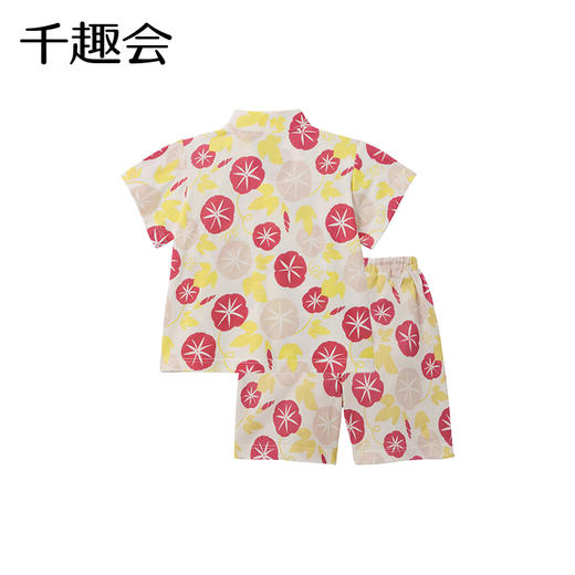 千趣会春夏季婴童装家居服日式和服纯棉男童女童宝宝睡衣套装 商品图2