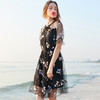 欧芮儿女装夏装纱连衣裙女8XLB11582 商品缩略图1